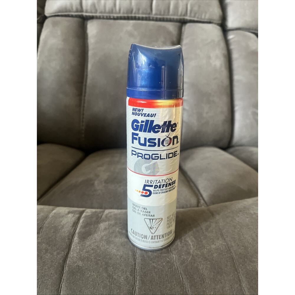 New Gillette Fusion Shave Gel 7oz ProGlide 5 Irritation Defense Rare HTF